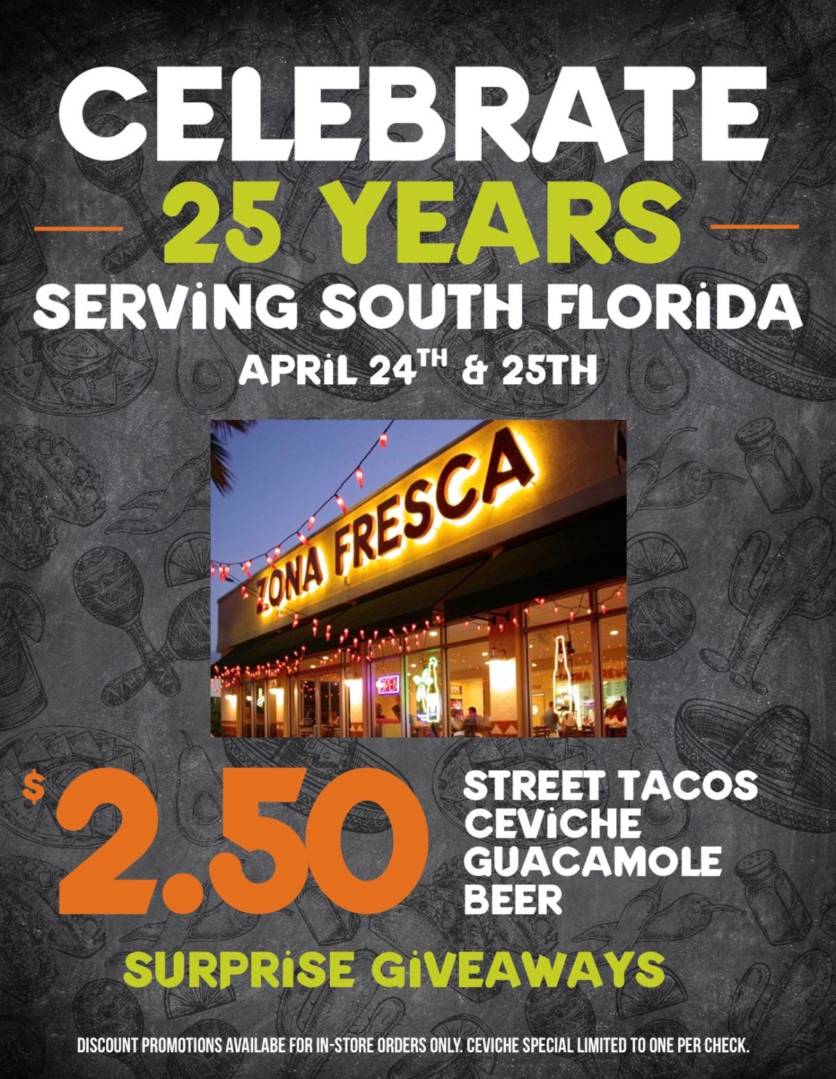 View Zona Fresca 25 Year Anniversary photo full size