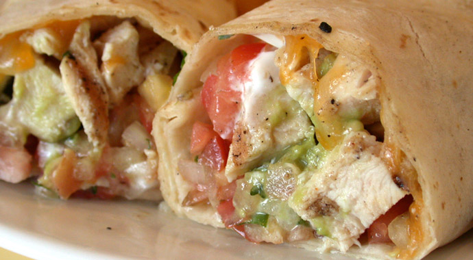 Zona Fresca Chicken Burrito - Photo Copyright 2011 Robert Giordano