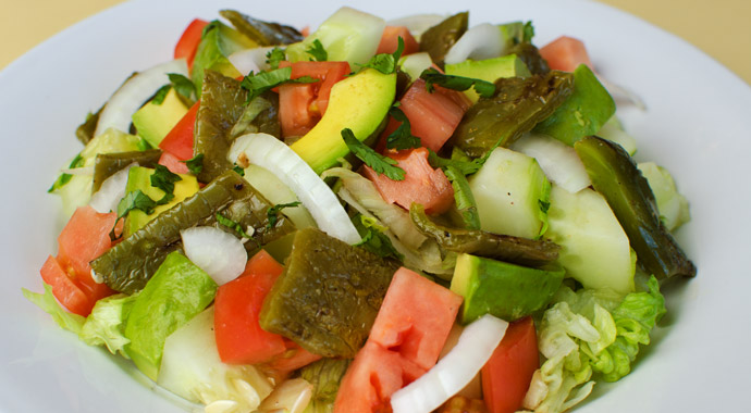 Zona Fresca Nopales Salad - Photo Copyright 2011 Robert Giordano